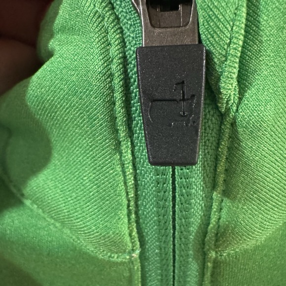 Masters Women's 1/2 Zip Green Flag Golf Preppy Casual Lightweight Layer Logo - Picture 4 of 7